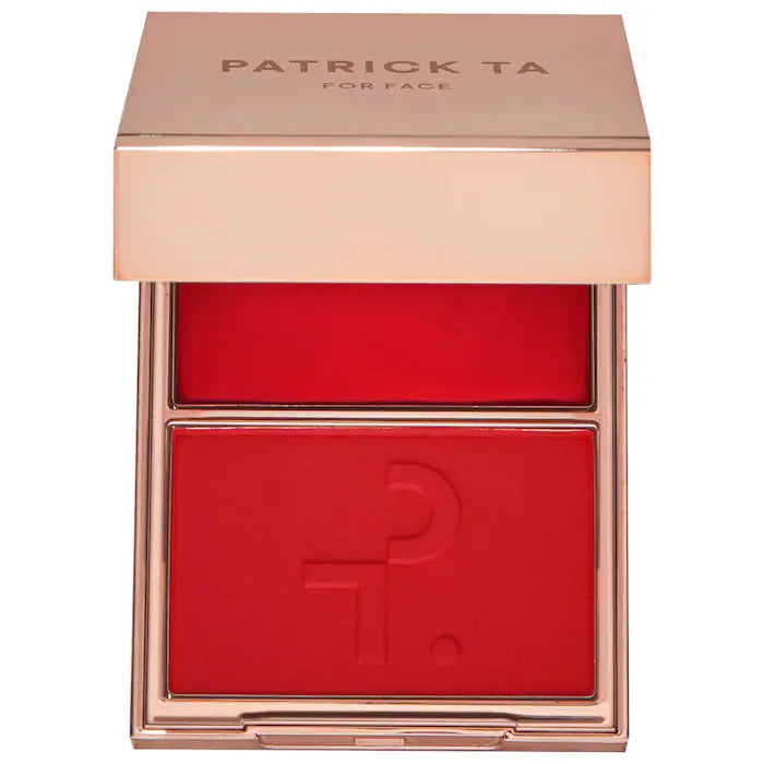 PATRICK TA Powder Blush Duo - She Left Me On Red image
