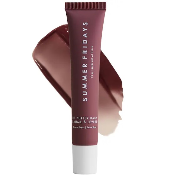 Summer Fridays Lip Butter Balm for Hydration &amp; Shine - BROWN SUGAR image