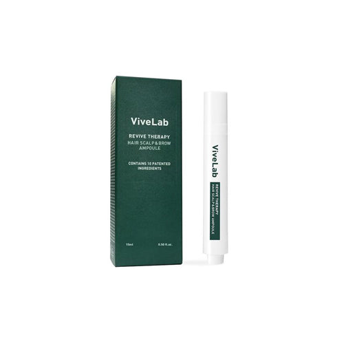 ViveLab Revive Therapy Hair Scalp & Brow Ampoule Tratamiento Para Cabello Cuero Cabelludo Y Cejas 15 ml | Tratamiento para Cuero Cabelludo