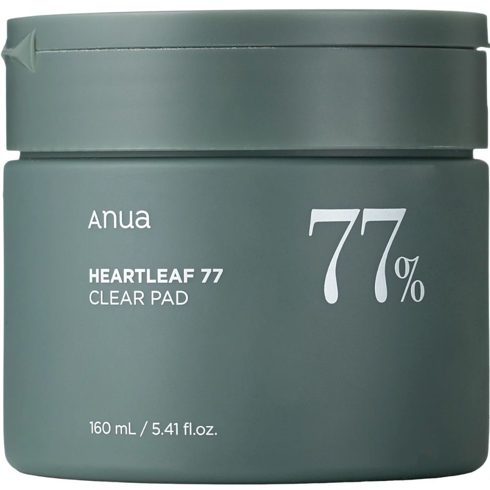 Anua Heartleaf 77% Clear Pad | Discos Faciales Calmantes Y Purificantes