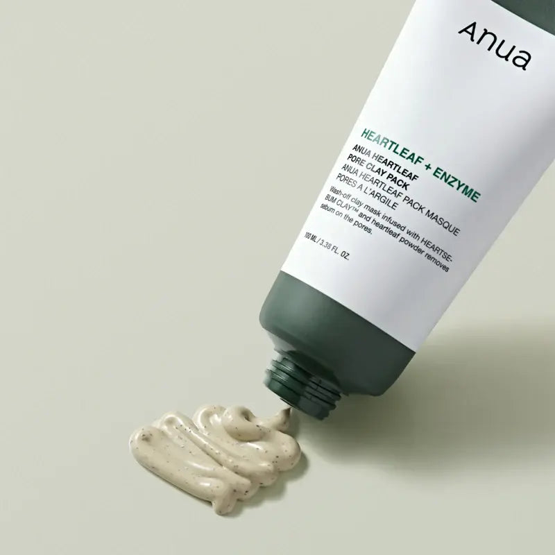 Anua Heartleaf + Enzyme Pore Clay Pack – Mascarilla de Arcilla Purificante y Calmante 100 ml