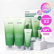 ANUA Pore Foam Cleanser Super Value Set — Limpiador Facial para Poros x2 + Mini de Regalo