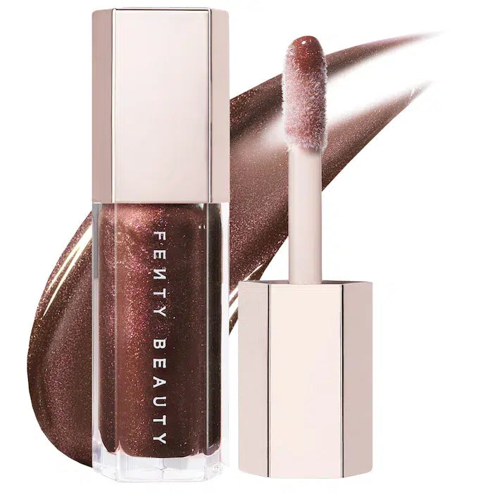 Fenty Beauty by Rihanna  Gloss Bomb Universal Lip Luminizer - Hot Chocolit - shimmering rich brown image