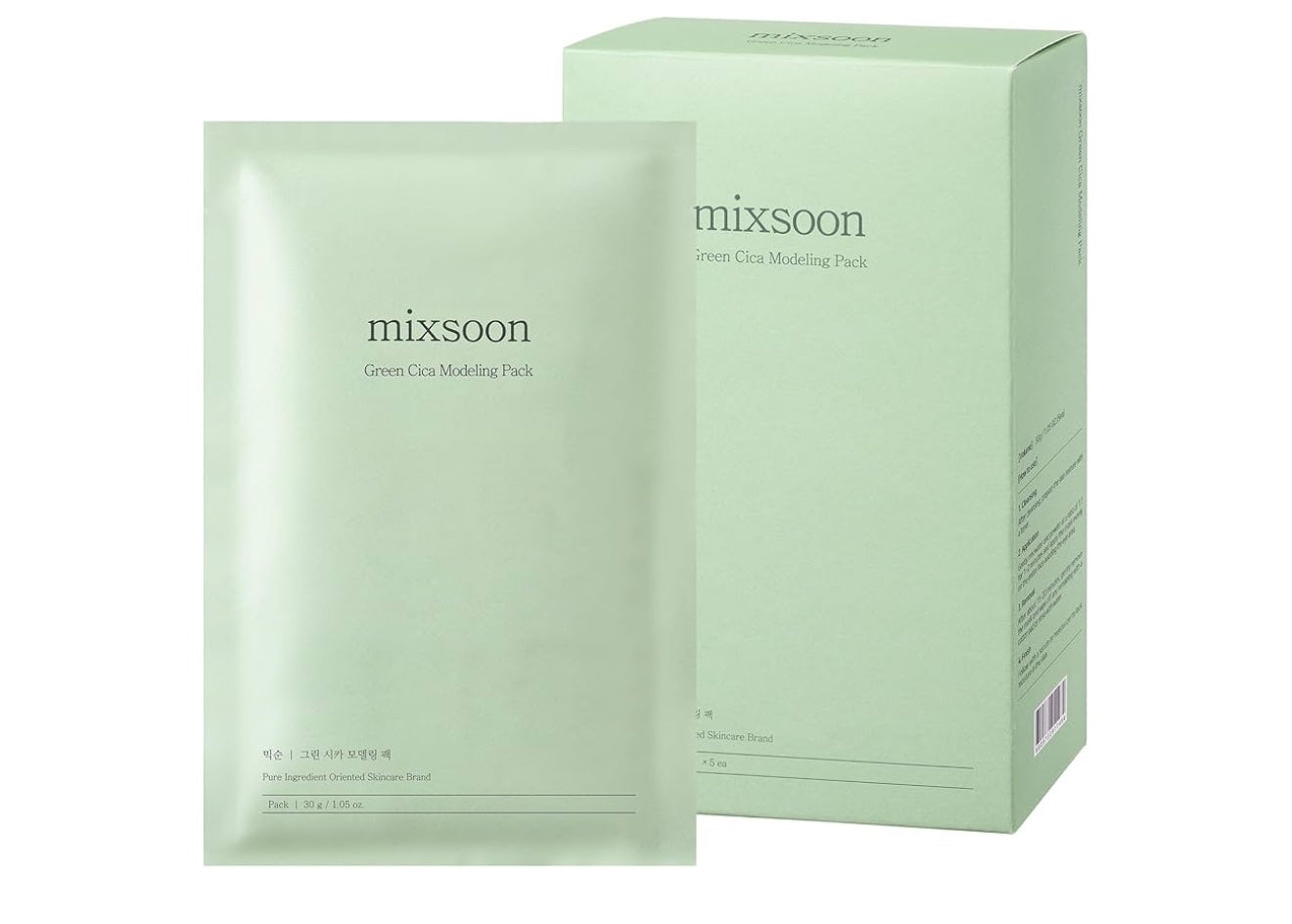 Mixsoon Green Cica Modeling Pack 5 unidades image 0