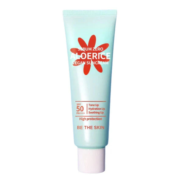 Be The Skin Mini Sebum Zero Aloerice Vegan Sun Cream SPF 50+ PA++++ Protector Solar 50 ml