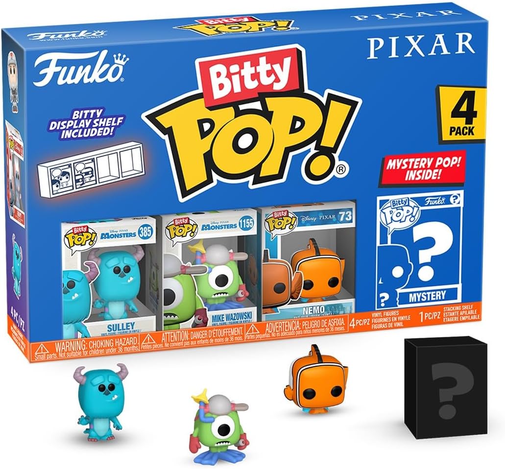 Funko Bitty POP Pixar - 4 unidades - Edición especial image 0
