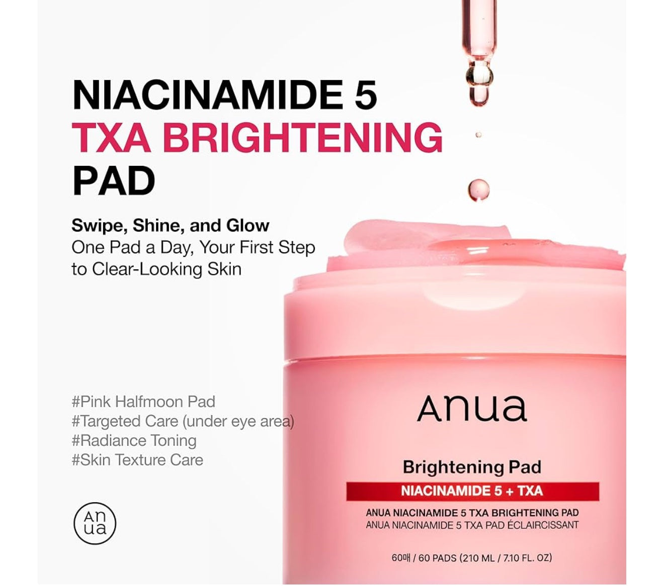 Anua Niacinamide 5 TXA Toner Pads image 1