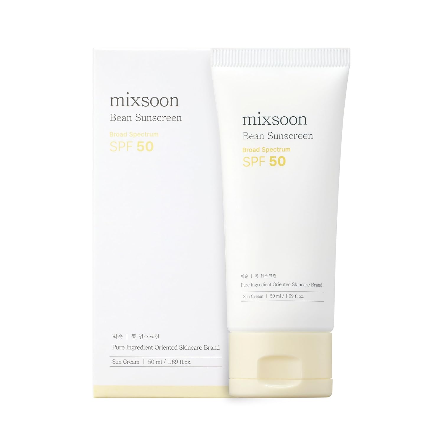 Mixsoon Protector solar de frijoles SPF 50 Airy Texture Type For Face Korean image 0
