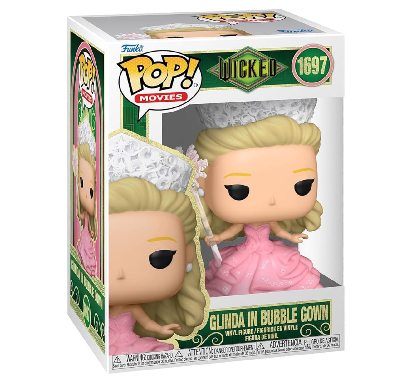 Funko POP Movies: Glinda in Bubble Gown Wicked image 0