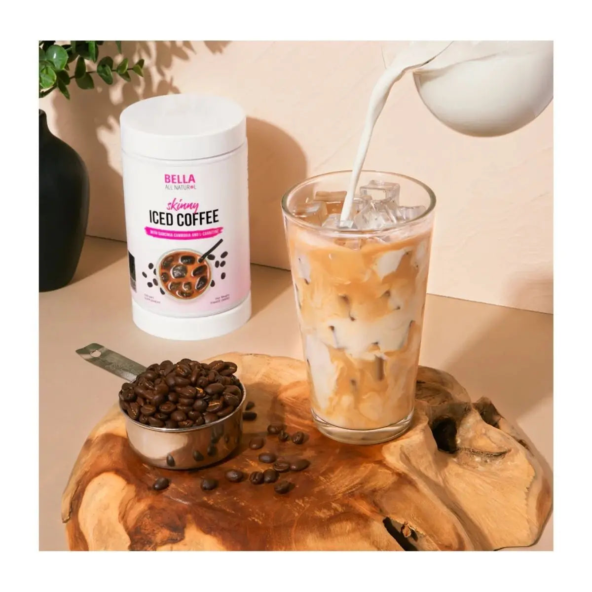 Bella All Natural Café Helado Flaco | Bebida Deliciosa Baja en Calorías