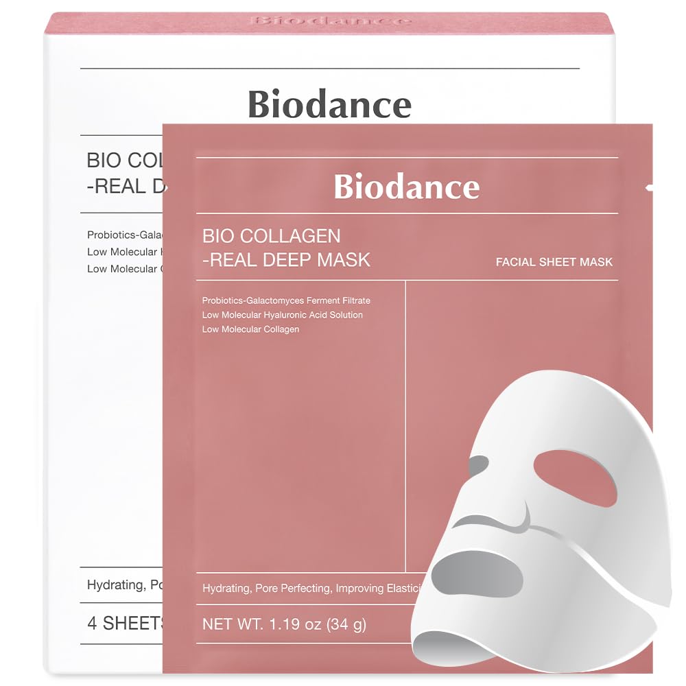 BIODANCE Máscara profunda real de bio-colágeno - 4 MASCARILLAS image 0