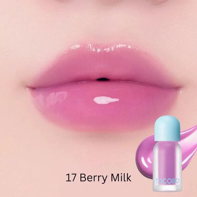 TOCOBO - Juicy Berry Plumping Lip Oil - 17 BERRY MILK image