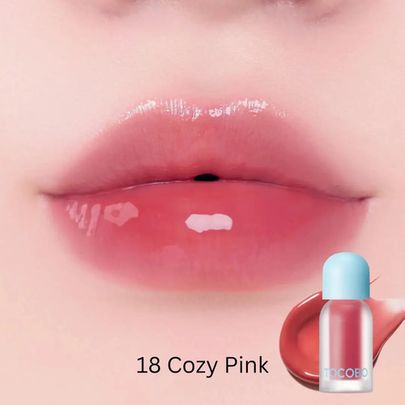 TOCOBO - Juicy Berry Plumping Lip Oil - 18 COZY PINK image