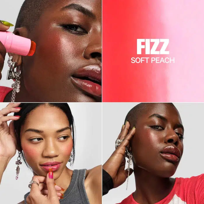 MILK MAKEUP Cooling Water Jelly Tint Lip + Cheek Blush Stain - FIZZ image