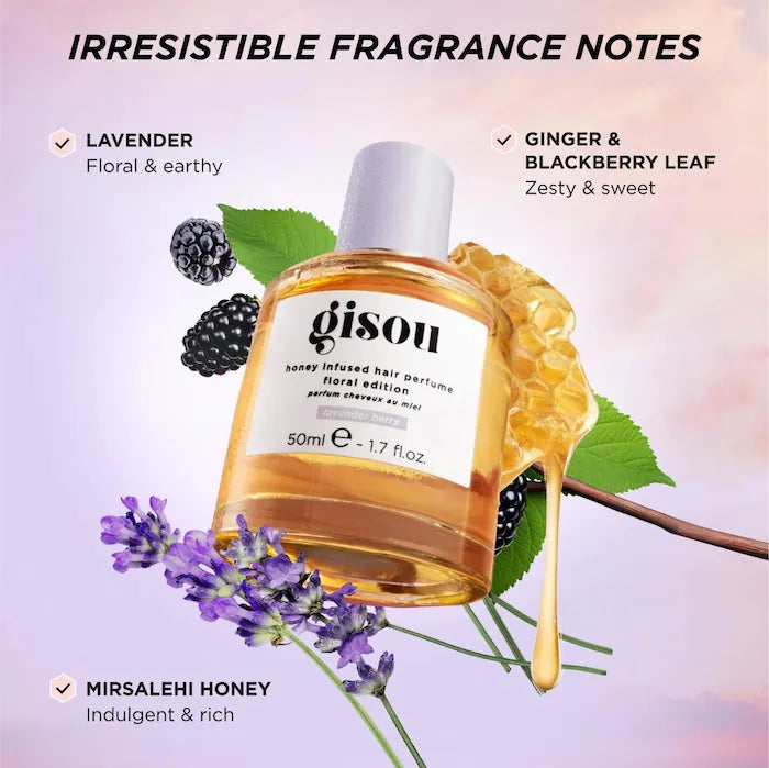 GisouHoney Infused Hair Perfume Lavanda caja morada image 1