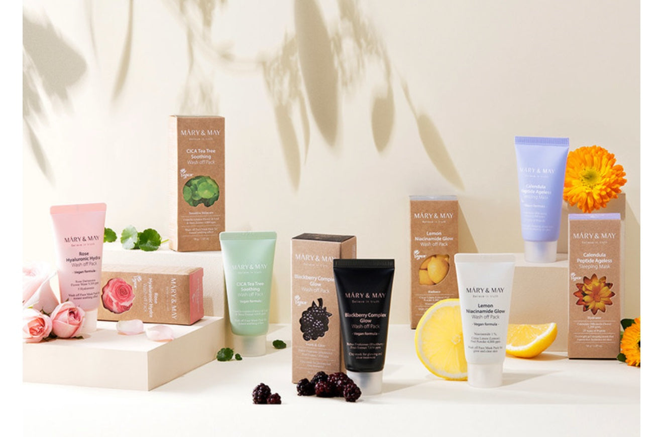 Mary&amp;May Vegan Wash Off Mask Mini Gift Set image 1