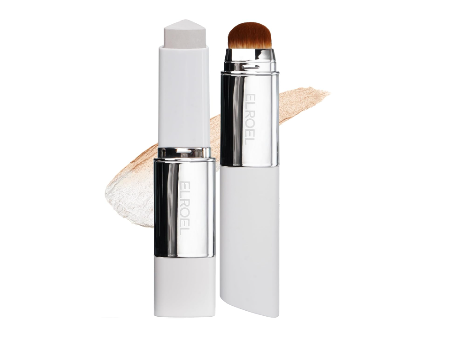 Elroel-BLANC Cover Cream Stick V – Base coreana que cambia de color con cepillo desmontable - 203 MEDIUM image