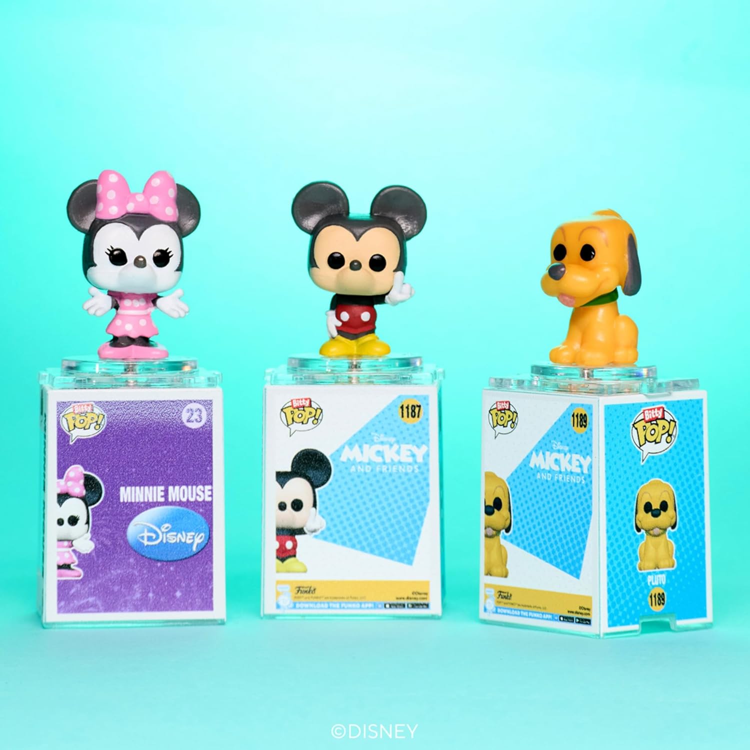 Funko Bitty POP! Disney - Mickey, paquete de 4 – Mickey Mouse, Minnie Mouse - Edición especial image 2