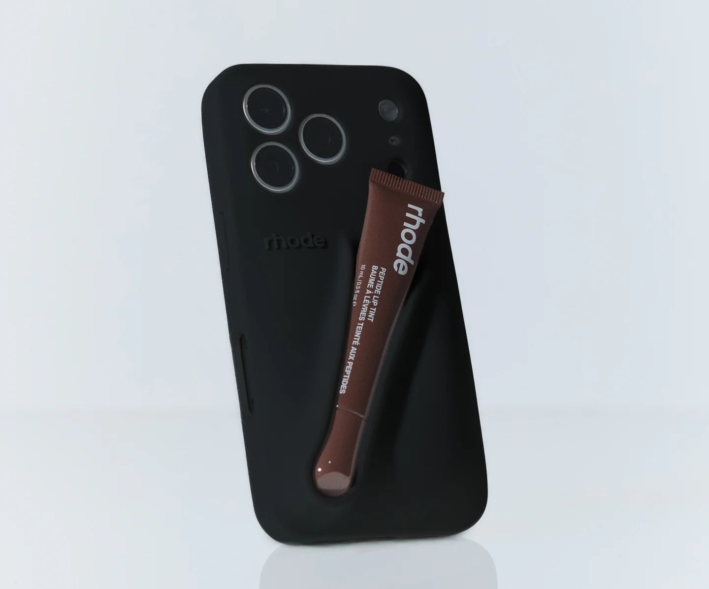 Rhode Lip Case Black — Funda Para Labial Con MagSafe y Soporte De Brillo Para iPhone