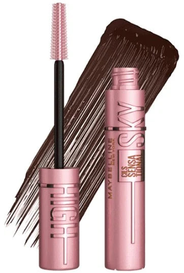 Maybelline Lash Sensational Sky High Brown – Máscara De Pestañas Volumen Y Longitud En Café