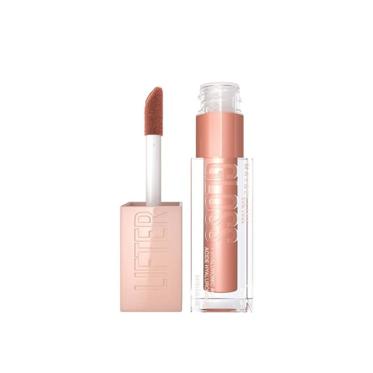 Maybelline New York Lifter Gloss - Brillo Labial Hidratante con Ácido Hialurónico