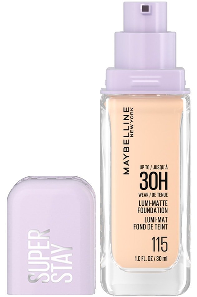 MAYBELLINE Super Stay Lumi-Matte Foundation — Base De Larga Duración Con Acabado Lumi-Mate y Alta Cobertura