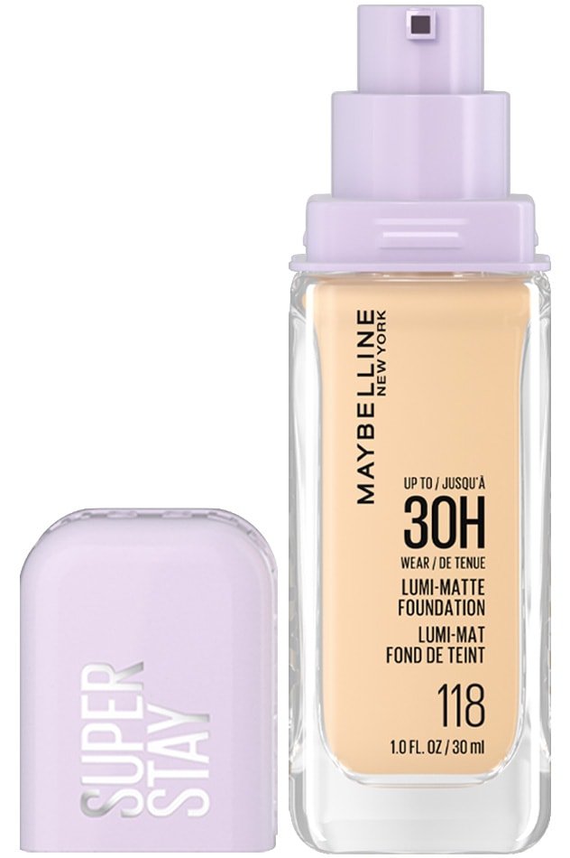 MAYBELLINE Super Stay Lumi-Matte Foundation — Base De Larga Duración Con Acabado Lumi-Mate y Alta Cobertura
