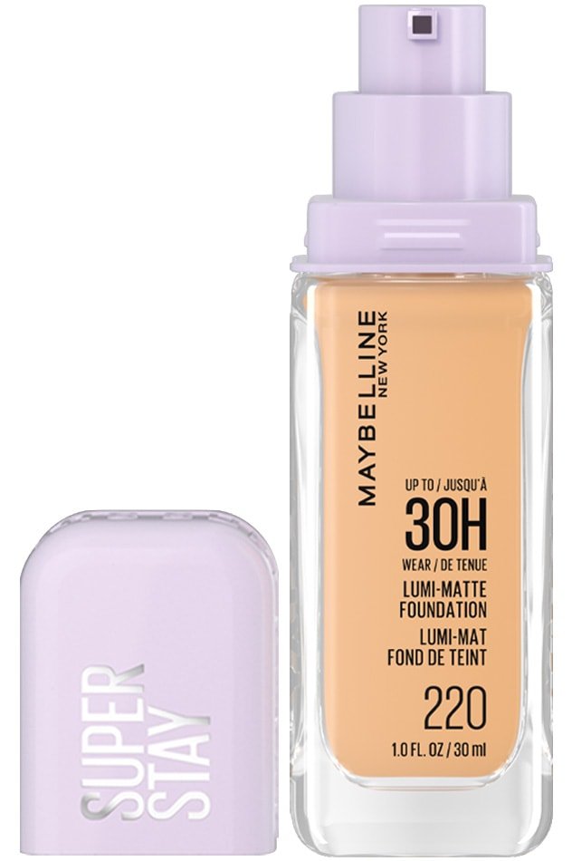 MAYBELLINE Super Stay Lumi-Matte Foundation — Base De Larga Duración Con Acabado Lumi-Mate y Alta Cobertura