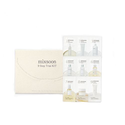 Mixsoon 9 - Step Skincare Sachet Bundle Set — Set De 9 Sobres De Rutina Completa Para Cuidado De La Piel (Limpieza, Hidratación y Glow)
