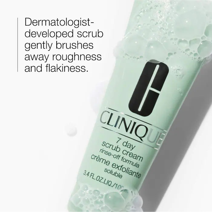 BAJO PEDIDO - CLINIQUE 7 Day Gentle Face Scrub Cream Exfoliator Exfoliante Facial Suave De Uso Frecuente