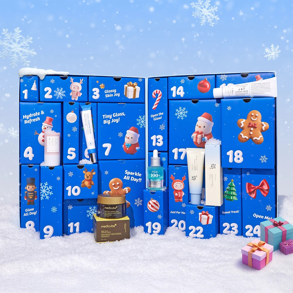 STYLEKOREAN Wonderland Beauty Factory 2025 — Calendario De Adviento De Skincare Coreano Con +24 Productos Full Size y Mini