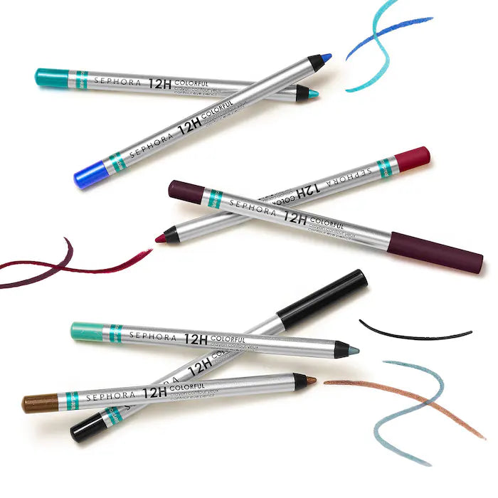 BAJO PEDIDO - Sephora Collection 12 Hour Colorful Contour Pencil Eyeliner — Delineador De Ojos En Lápiz De Alta Pigmentación Y Larga Duración 12H