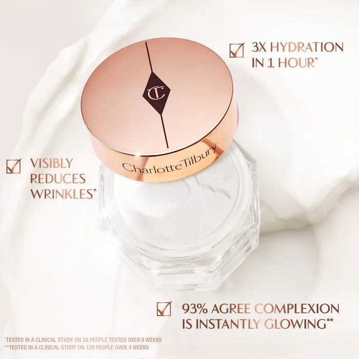 SALE  BAJO PEDIDO - Charlotte Tilbury Magic Cream – Crema Hidratante Antiedad Con Ácido Hialurónico