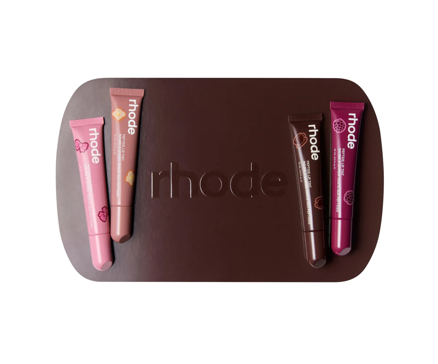 Rhode The Scented Peptide Lip Tint Set — Set De Tintes Labiales Con Péptidos Aromatizados (4 Tonos Edición Limitada)