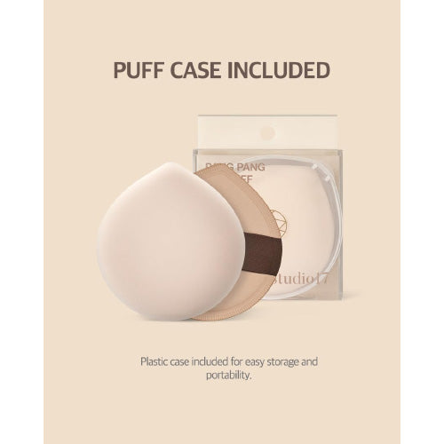 Studio17 Pang Pang Puff Esponja De Maquillaje Con Estuche Aplicador Cushion | Esponja de Maquillaje