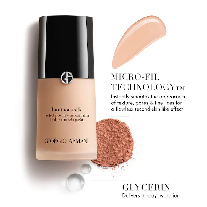 BAJO PEDIDO - Armani Beauty Luminous Silk Natural Glow Foundation | Base de Maquillaje de Lujo