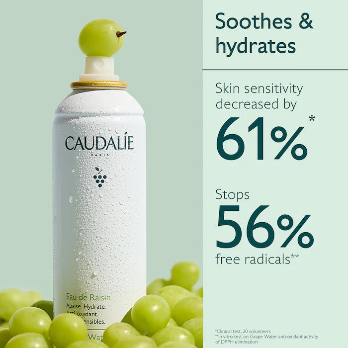 BAJO PEDIDO - Caudalie Grape Water Moisturizing Face Mist – Bruma Facial Hidratante Con Agua De Uva 200 ML