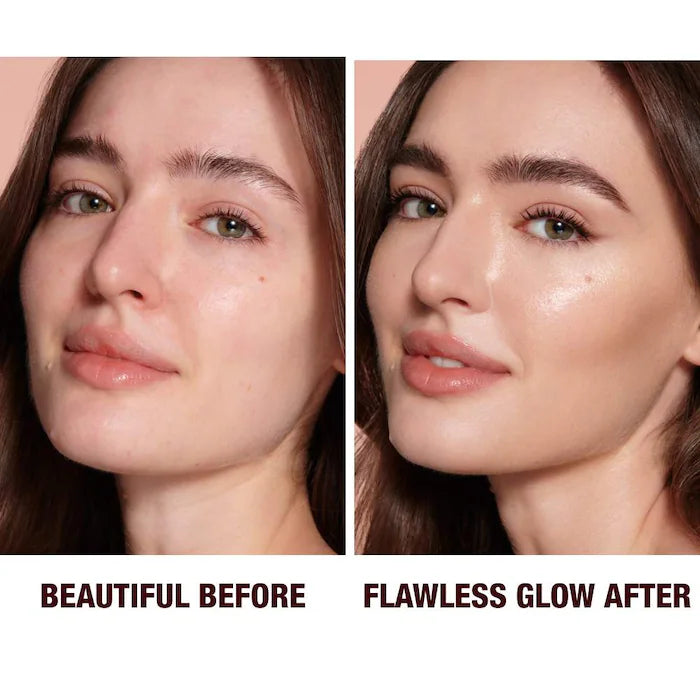 SALE  BAJO PEDIDO - Charlotte Tilbury Hollywood Flawless Filter – Iluminador Líquido Multiusos Para Un Glow De Cine