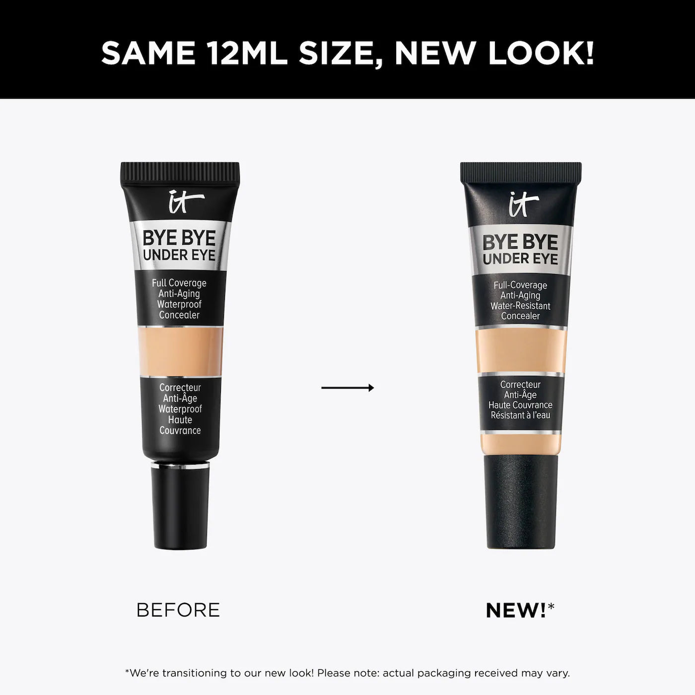 BAJO PEDIDO - IT COSMETICS Bye Bye Under Eye Anti-Aging Full Coverage Concealer with Hyaluronic Acid | Corrector