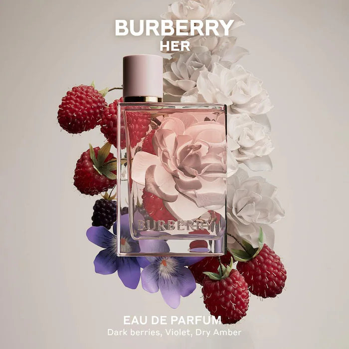 BAJO PEDIDO - Burberry Her Eau de Parfum – Perfume Femenino Con Frutas Rojas, Ámbar Y Almizcle