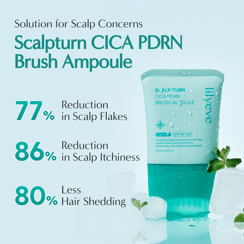 Ilso Scalp:Turn Cica PDRN Brush Ampoule Mini 30 ml | Brocha de Maquillaje