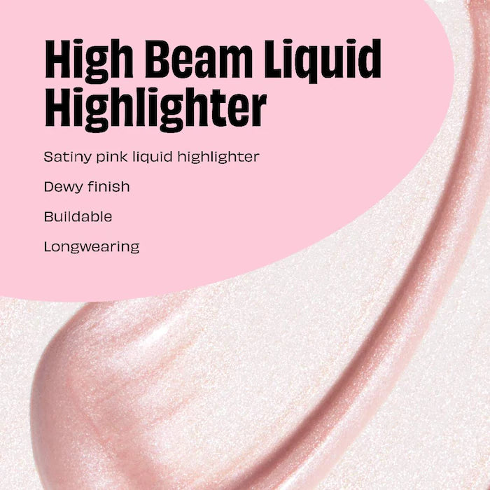 BAJO PEDIDO - Benefit Cosmetics High Beam Satin Pink Liquid Highlighter | Iluminador