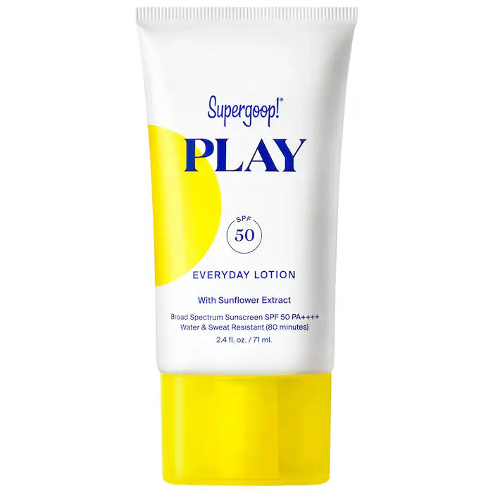 BAJO PEDIDO - SUPERGOOP! PLAY Everyday Lotion SPF 50 Face & Body Sunscreen | Protector Solar