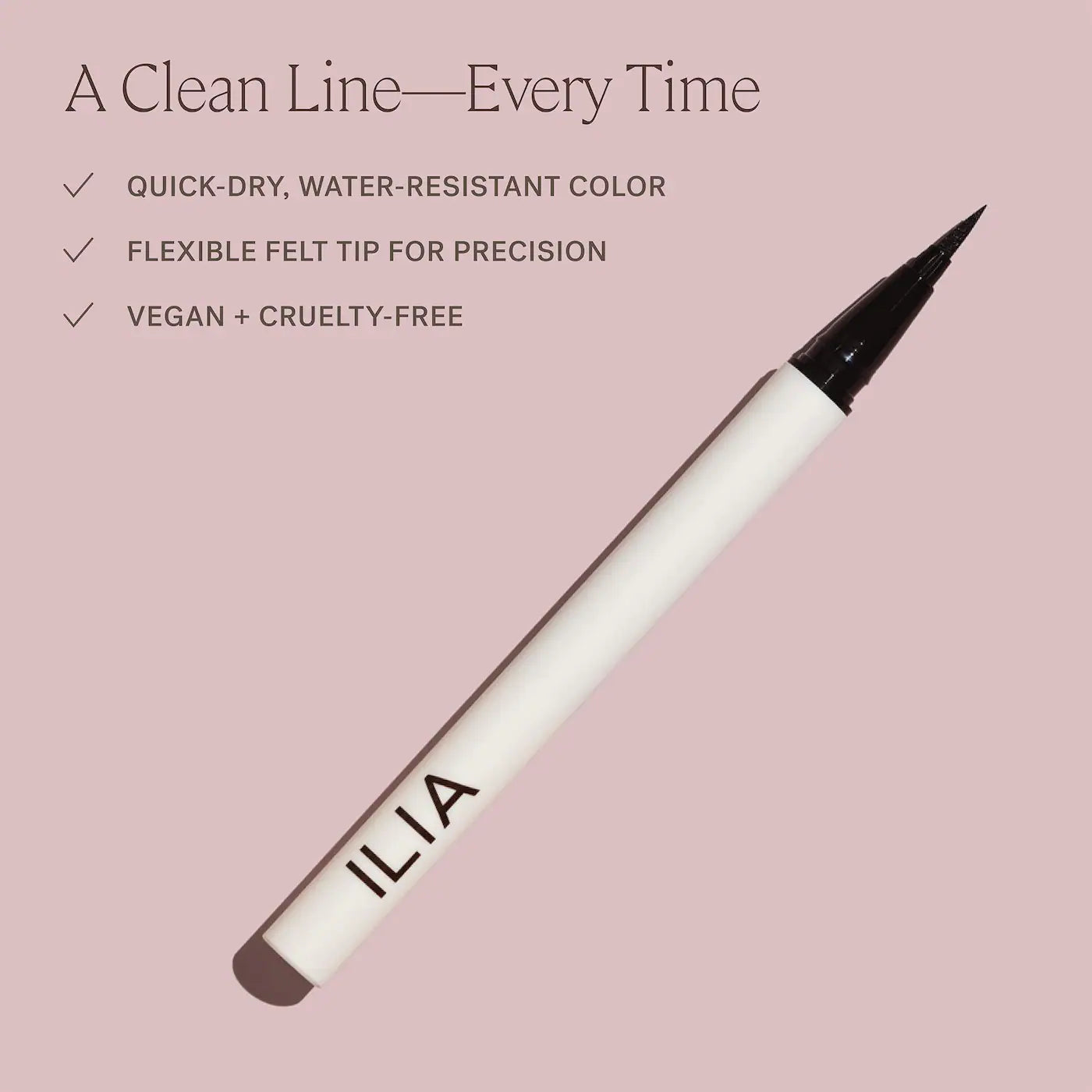 BAJO PEDIDO - ILIA Clean Line Liquid Eyeliner | Delineador de Ojos