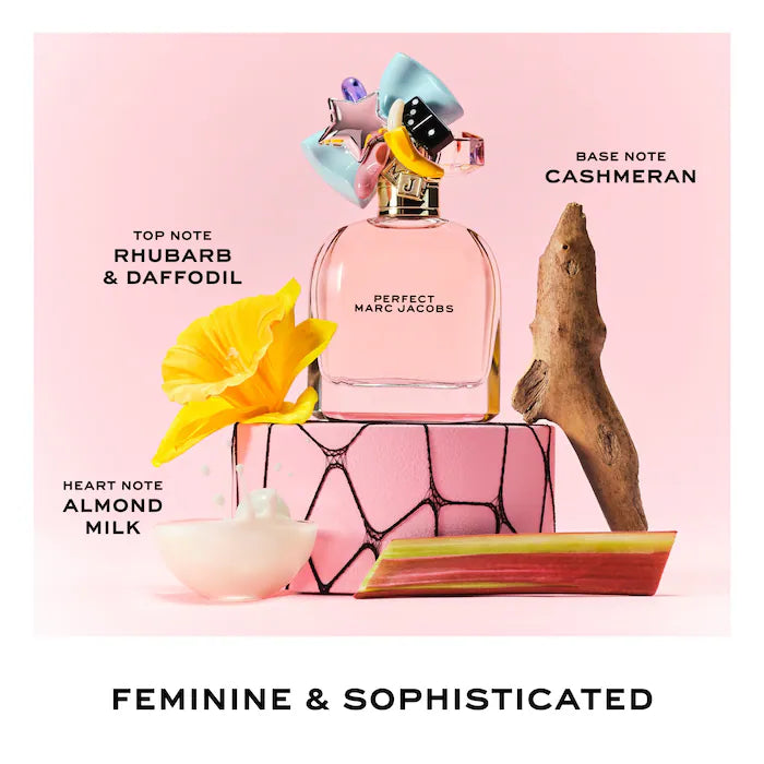 BAJO PEDIDO - Marc Jacobs Fragrances Perfect Eau de Parfum with Daffodil & Musk — Perfume Floral Con Narciso, Almizcle Y Notas Cremosas De Cachemira