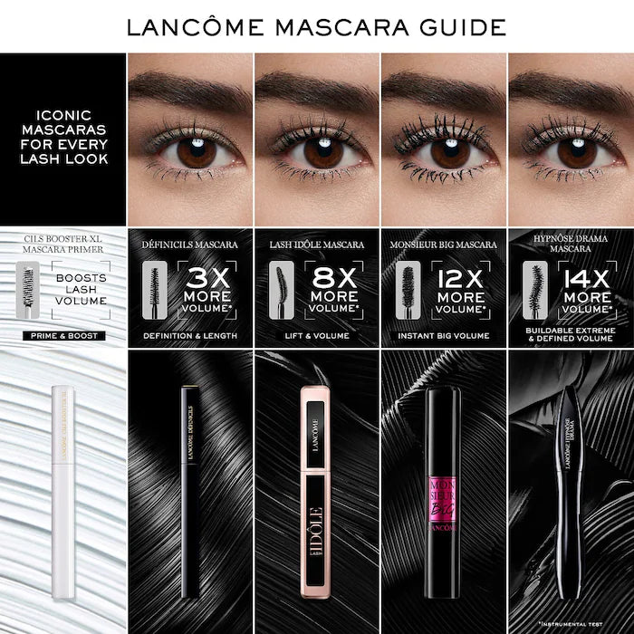 SALE  BAJO PEDIDO - Lancôme Lash Idôle Lengthening & Volumizing Mascara — Máscara De Pestañas Alargadora Y Voluminizadora Con Efecto Lifting Y Definición