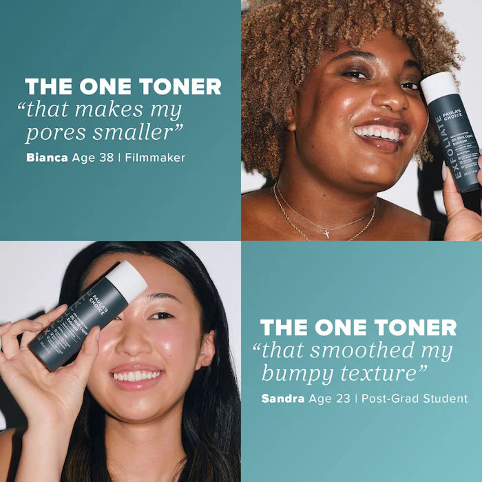 BAJO PEDIDO - Paula’s Choice Skin Perfecting 2% BHA Exfoliating Toner — Exfoliante Líquido Con Ácido Salicílico Para Piel Más Suave y Libre De Imperfecciones (118 ml)