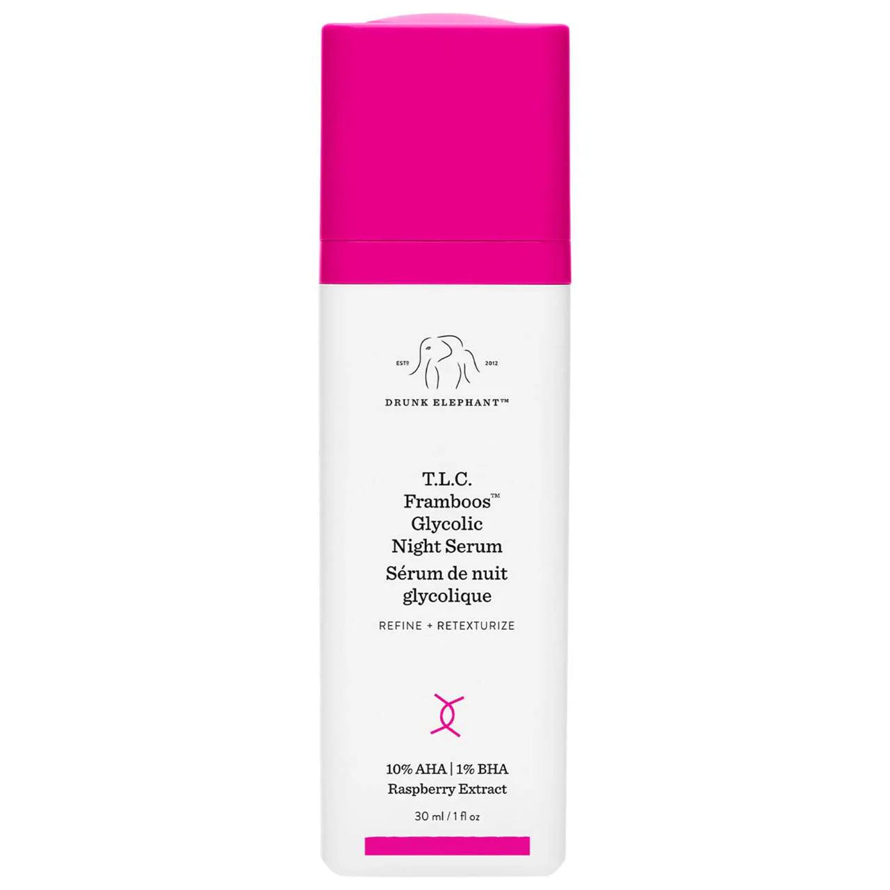 BAJO PEDIDO - Drunk Elephant T.L.C. Framboos Glycolic Night Serum | Sérum Resurfacing Nocturno