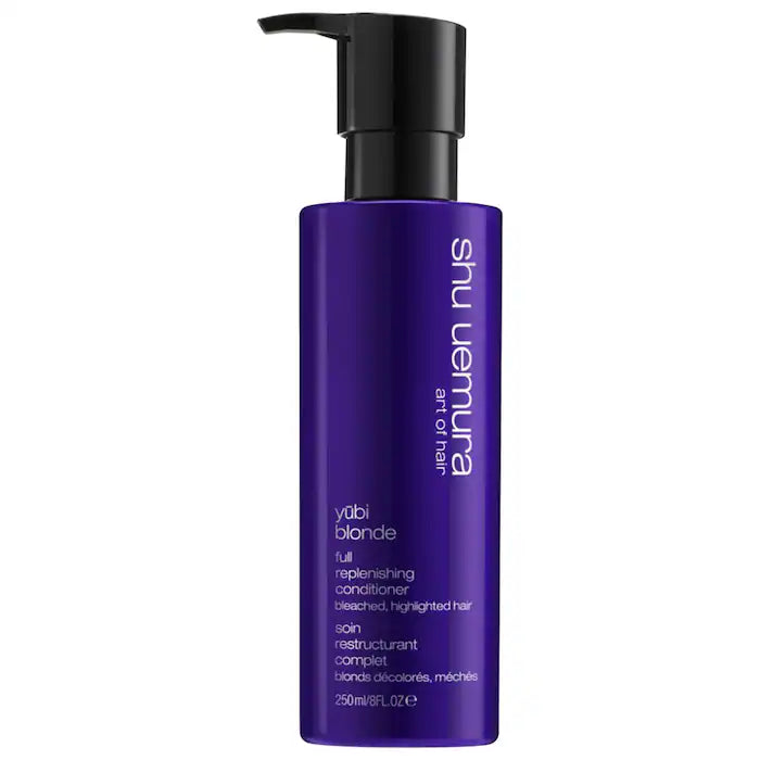 Shu Uemura Yūbi Blonde Nourishing Conditioner 236ml – Acondicionador Nutritivo Para Cabello Rubio Con Peonía Blanca