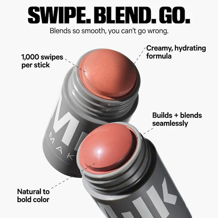 BAJO PEDIDO - MILK MAKEUP Lip + Cheek Non-Comedogenic Cream Blush Stick — Rubor En Barra En Crema Multiusos Para Labios Y Mejillas Con Acabado Natural